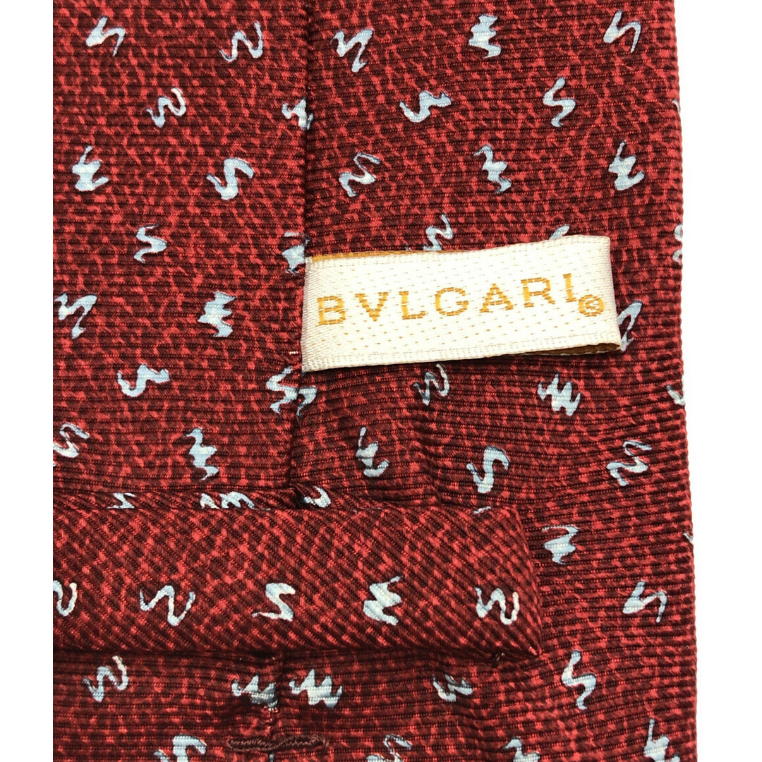 BVLGARI - ブルガリ Bvlgari ネクタイ シルク100% 総柄 メンズ BVLGARI - ブルガリ Bvlgari ネクタイ シルク100% 総柄 メンズ