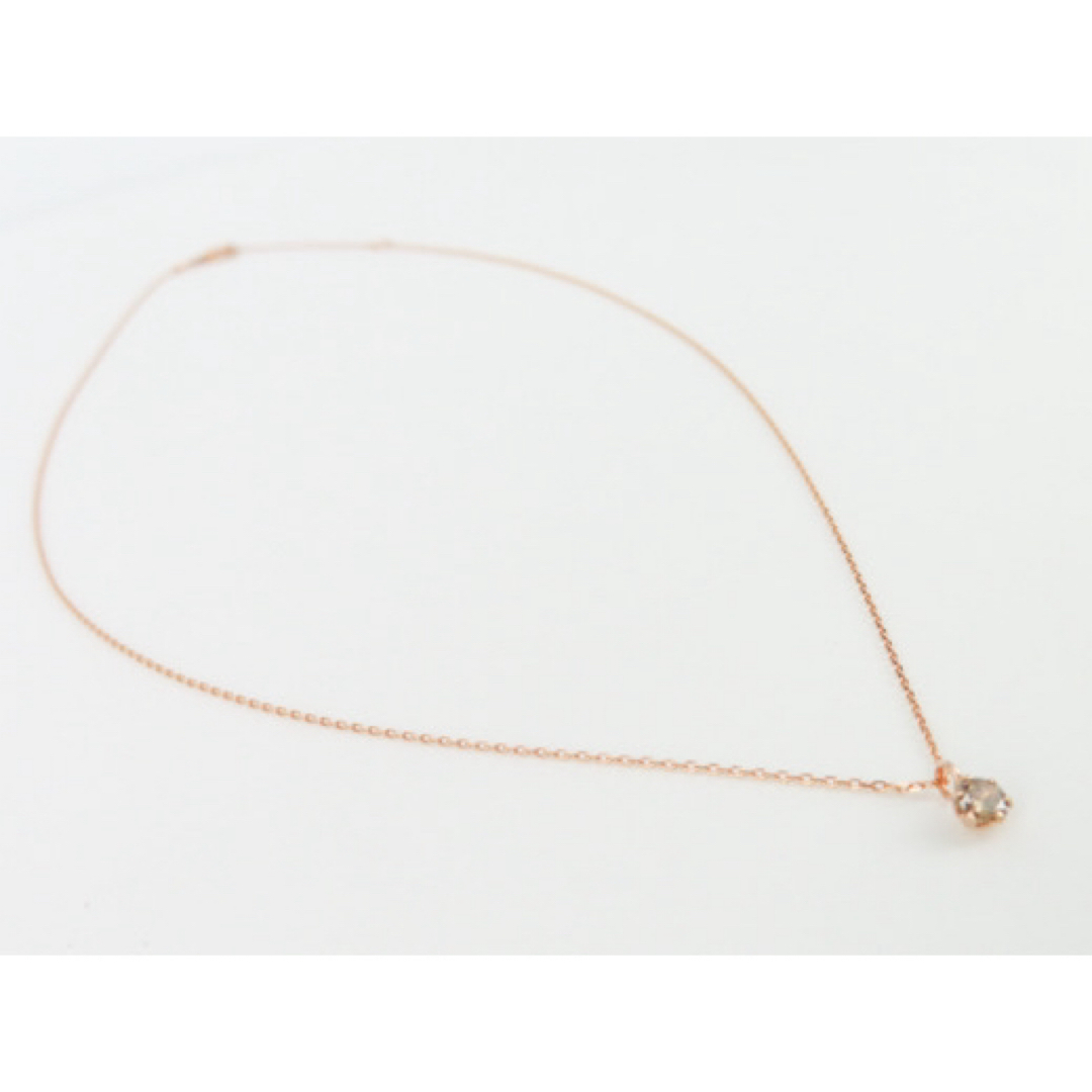 K18PG 天気ダイヤモンド0.10ctネックレス 一粒 ダイヤネックレス K18PG 天気ダイヤモンド0.10ctネックレス 一粒 ダイヤネックレス