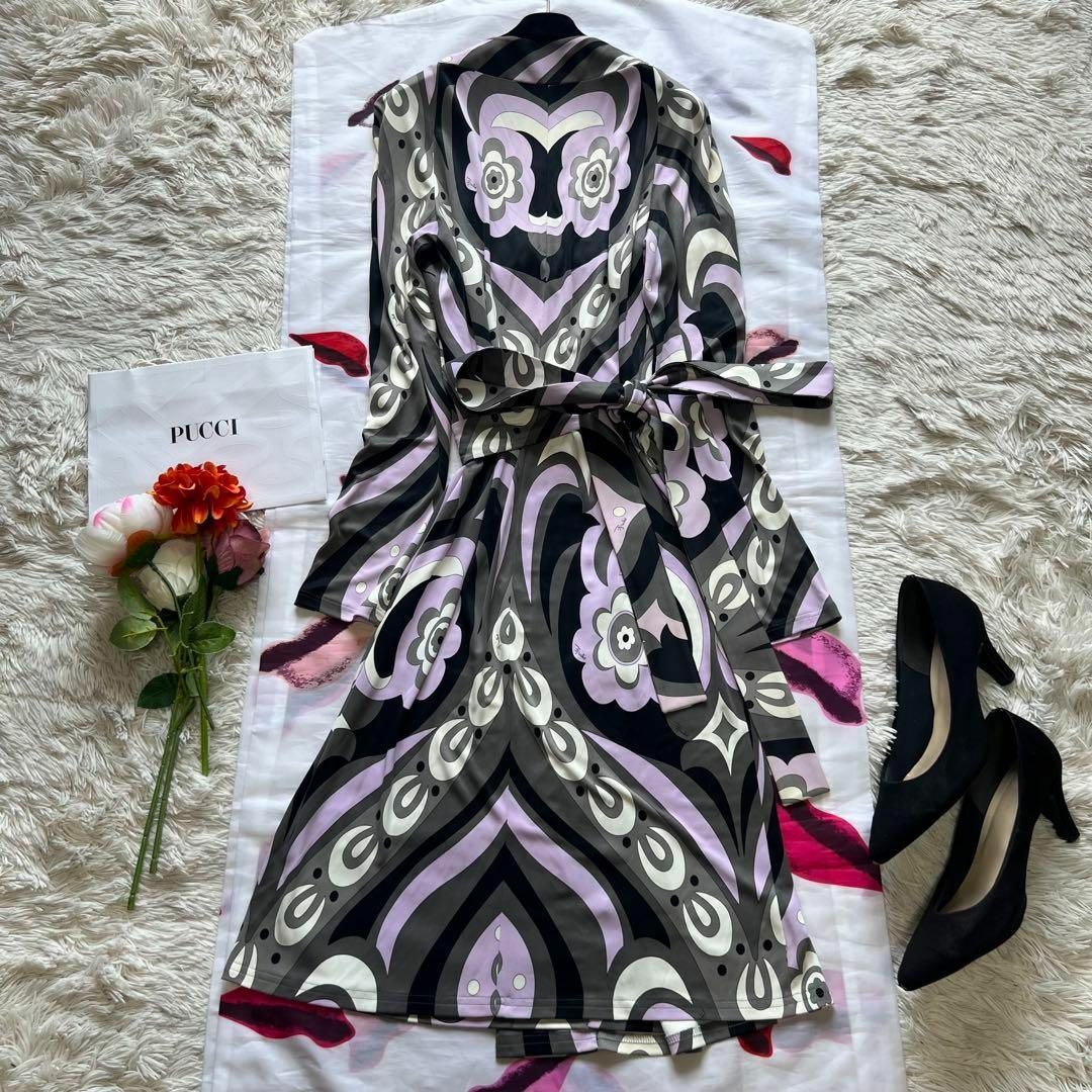 EMILIO PUCCI - 【美品】EMILIO PUCCI プッチ柄 ロング EMILIO PUCCI - 【美品】EMILIO PUCCI プッチ柄 ロング