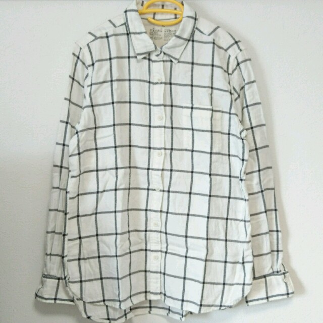 MUJI (無印良品) - ウィンドウペンシャツの通販 by shop|ムジルシ