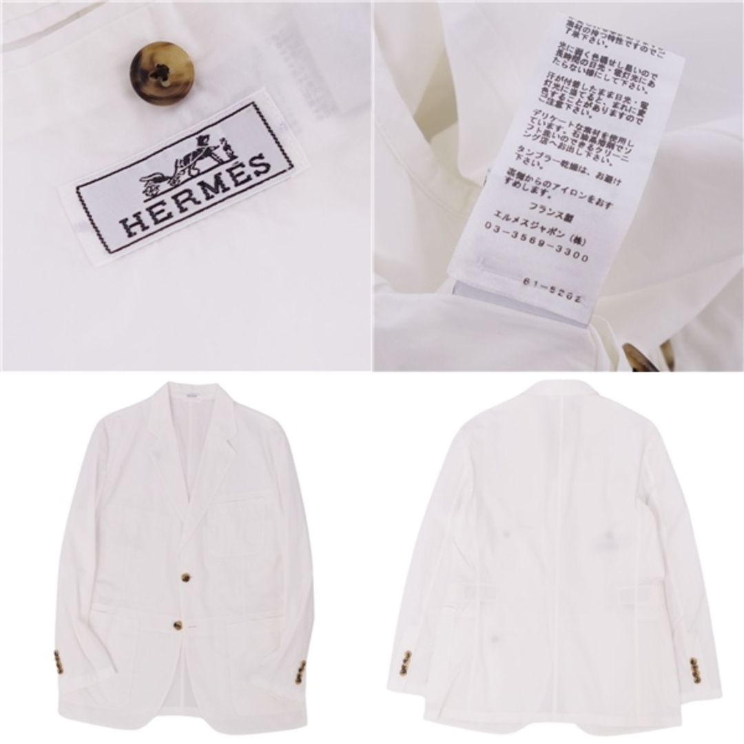 HERMES - 極美品 エルメス HERMES ジャケット テーラード HERMES - 極美品 エルメス HERMES ジャケット テーラード