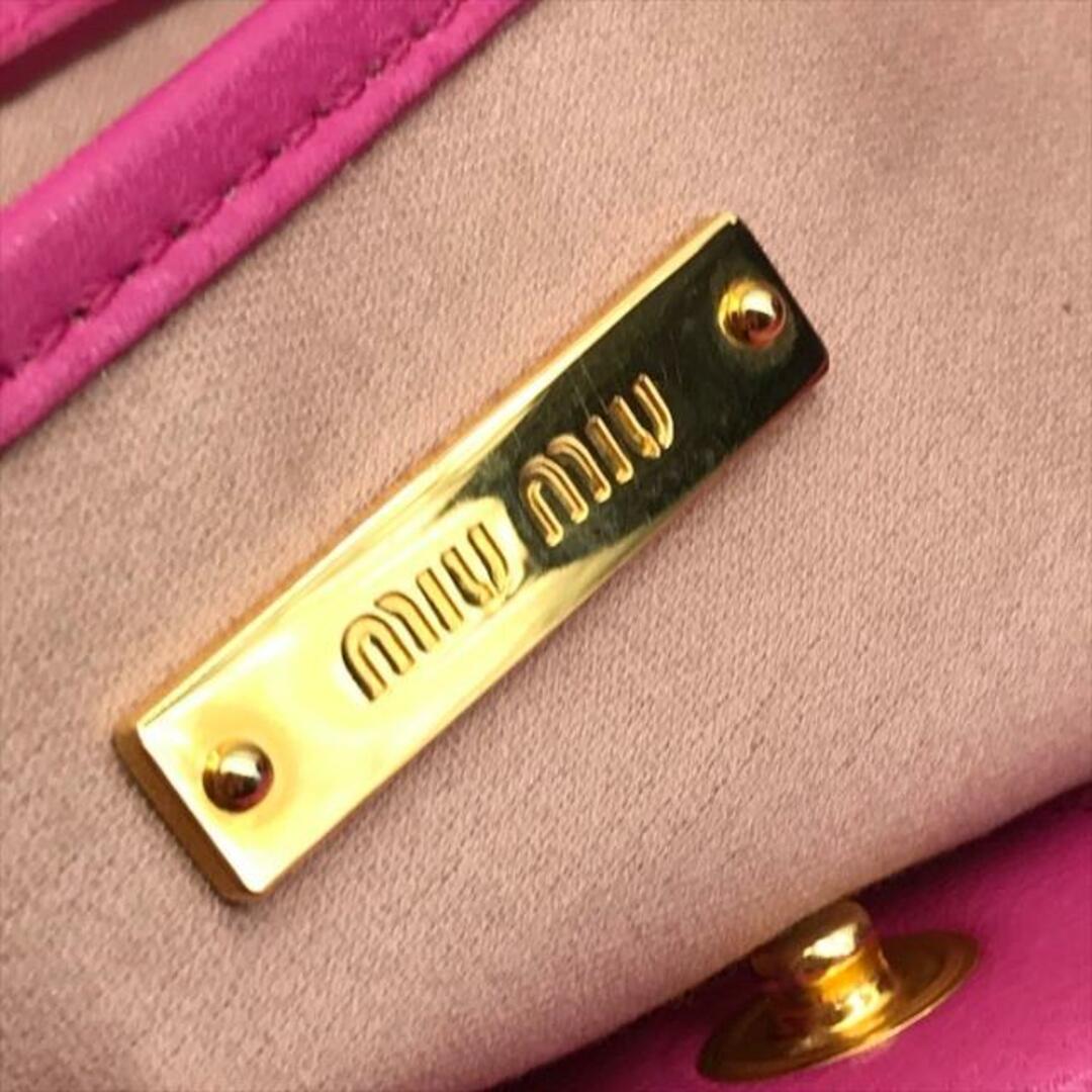 MIU MIU - 良品 miumiu ミュウミュウ マテラッセ ビジュー 2WAY MIU MIU - 良品 miumiu ミュウミュウ マテラッセ ビジュー 2WAY
