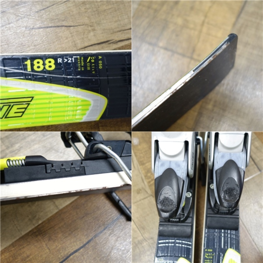 フィッシャー FISCHER WC GS RC4 RTUNE 188cm ビンディング FR17 フィッシャー FISCHER WC GS RC4 RTUNE 188cm ビンディング FR17
