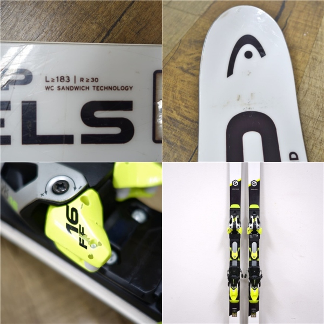 ヘッド HEAD I GS RD WC REBELS 183cm センター65mm ヘッド HEAD I GS RD WC REBELS 183cm センター65mm