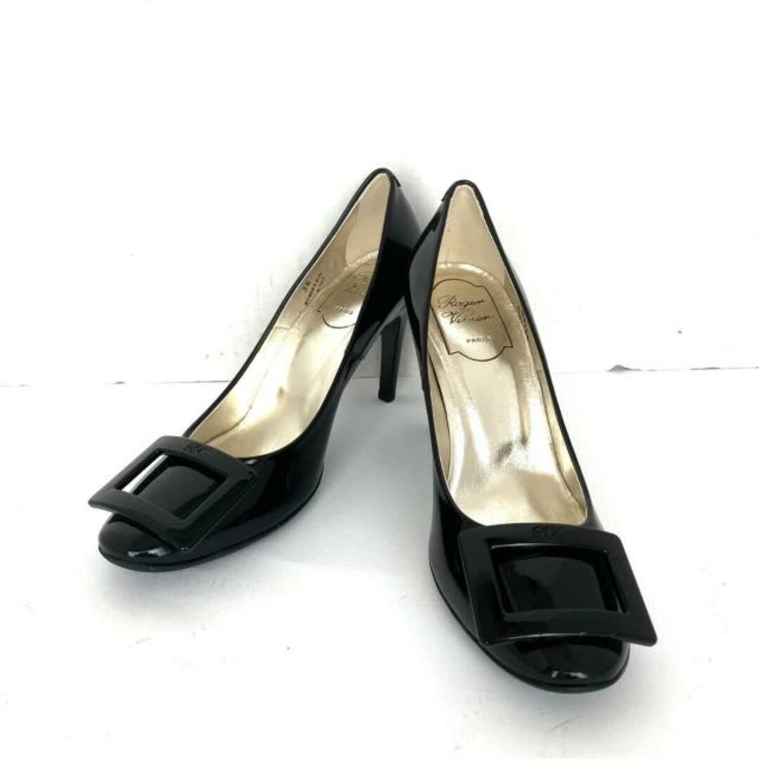 RogerVivier(ロジェヴィヴィエ) パンプス 36 レディース - 黒 RogerVivier(ロジェヴィヴィエ) パンプス 36 レディース - 黒