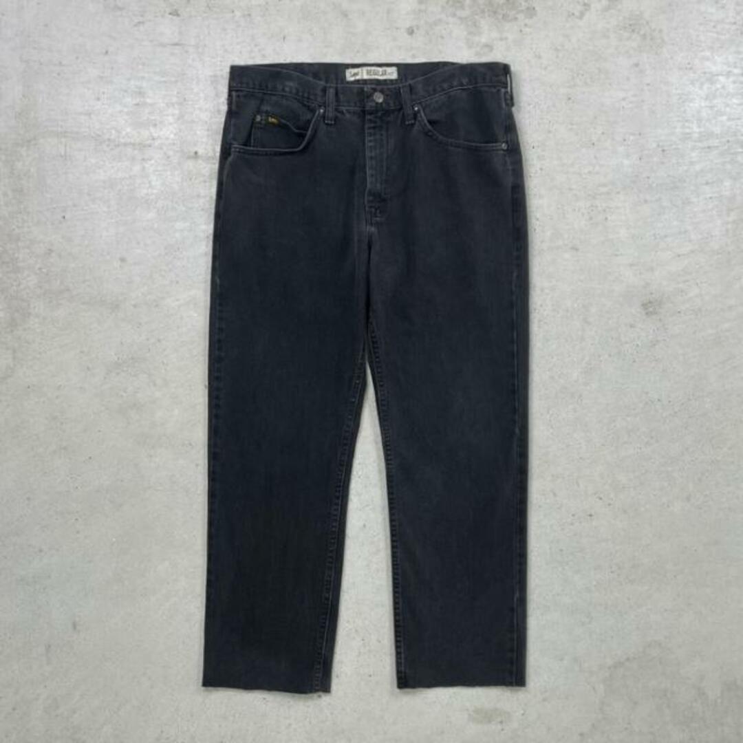 Lee - 00年代 Lee リー ブラックデニムパンツ REGULAR FIT Lee - 00年代 Lee リー ブラックデニムパンツ REGULAR FIT