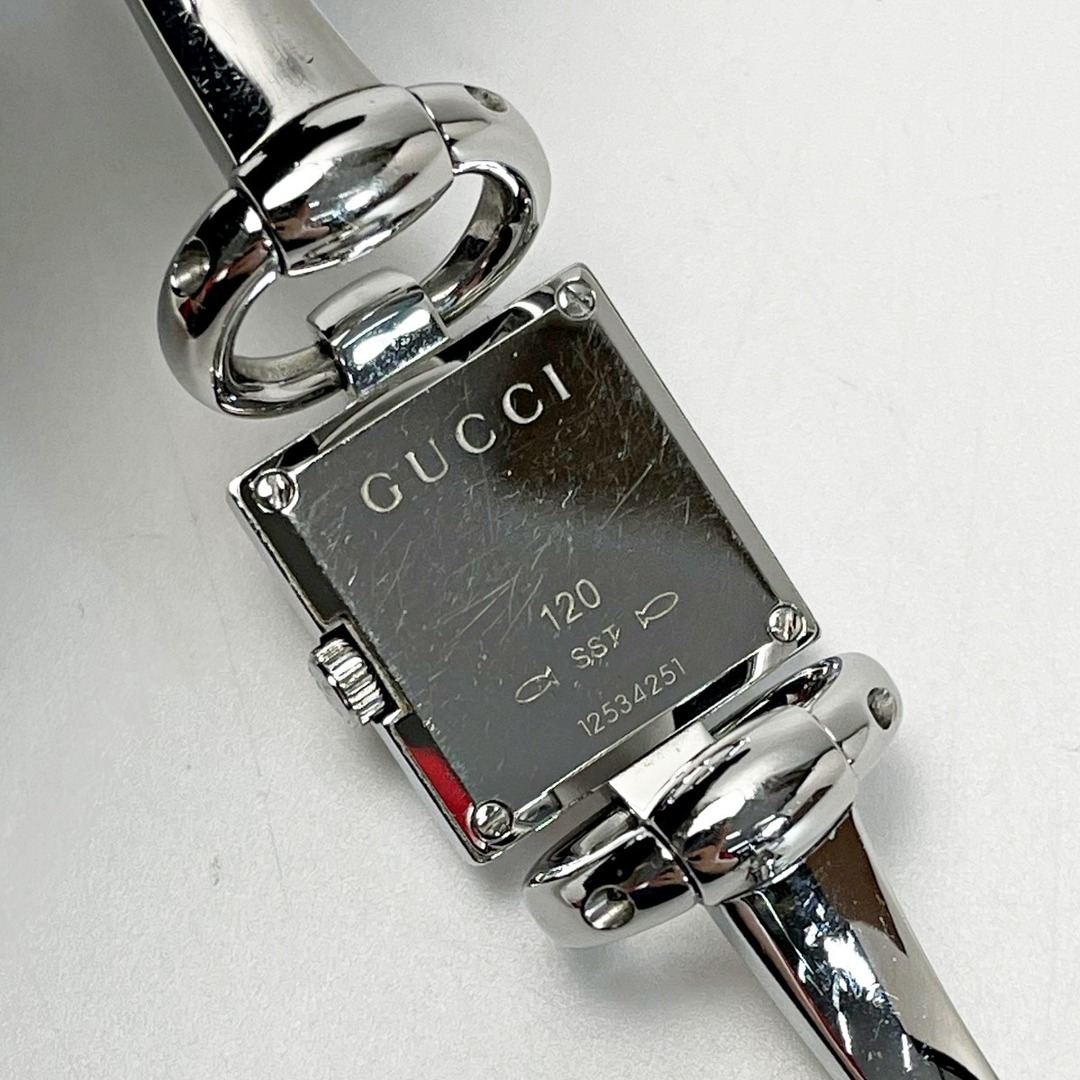 GUCCI - GUCCI グッチ トルナヴォーニ 120 4Pダイヤ シルバー GUCCI - GUCCI グッチ トルナヴォーニ 120 4Pダイヤ シルバー