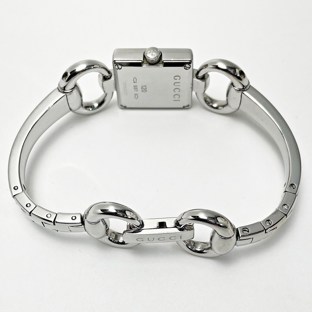 GUCCI - GUCCI グッチ トルナヴォーニ 120 4Pダイヤ シルバー GUCCI - GUCCI グッチ トルナヴォーニ 120 4Pダイヤ シルバー