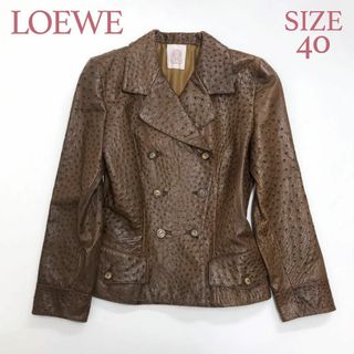 LOEWE - ロエベ レザージャケット ラムレザー アナグラム LOEWE - ロエベ レザージャケット ラムレザー アナグラム