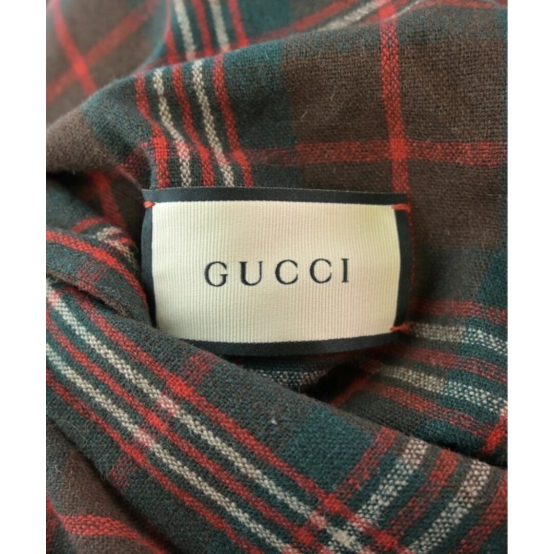 GUCCI グッチ チェスターコート 44(S位) 赤x緑x白等(チェック GUCCI グッチ チェスターコート 44(S位) 赤x緑x白等(チェック