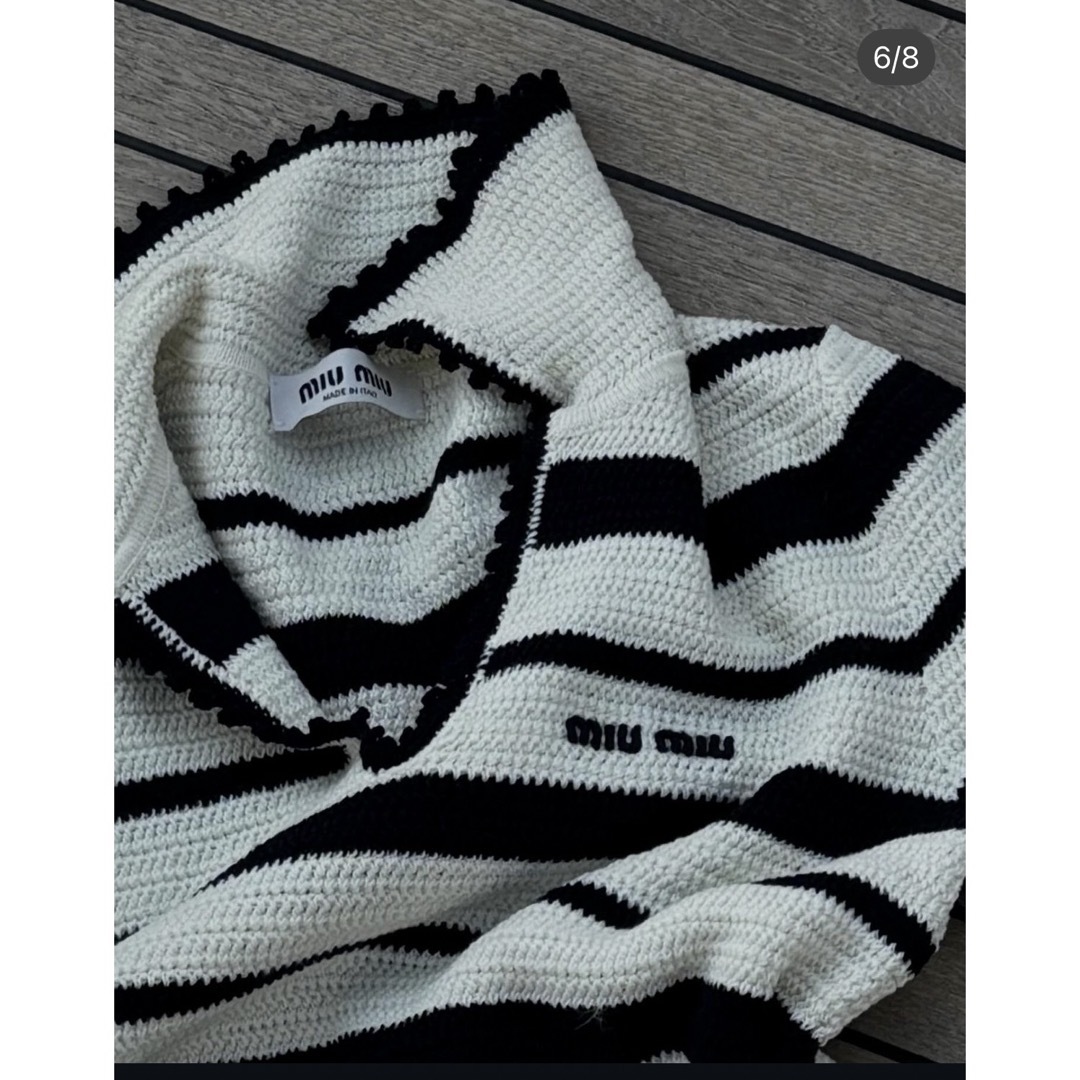 MIU MIU - miu miu 日本未入荷ニットポロシャツトップスの通販 MIU MIU - miu miu 日本未入荷ニットポロシャツトップスの通販