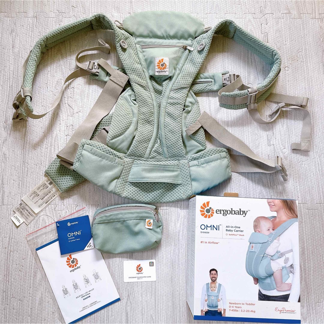 Ergobaby - 【エルゴ】 オムニブリーズ OMNI Breeze セージ Ergobaby - 【エルゴ】 オムニブリーズ OMNI Breeze セージ