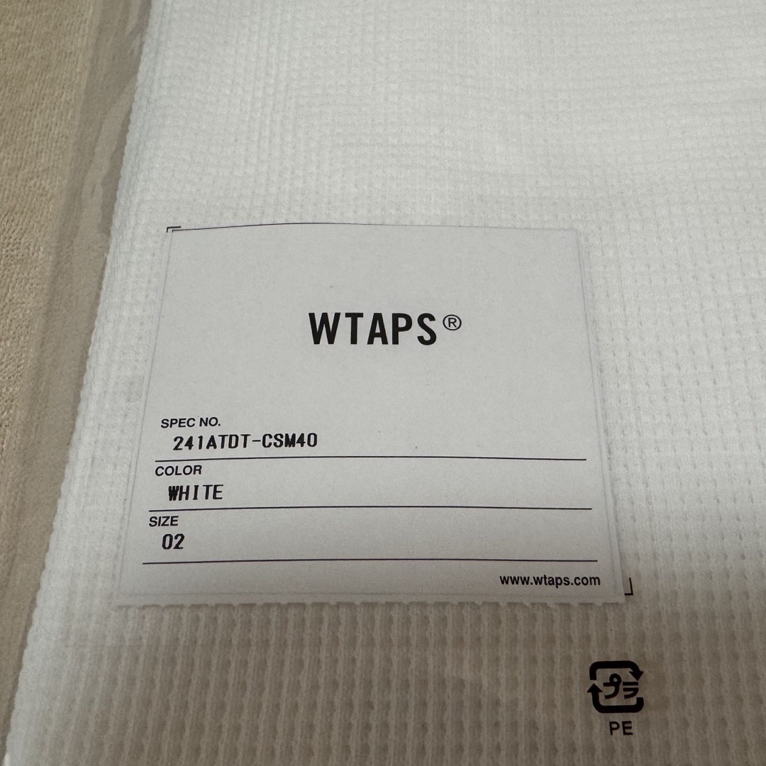 W)taps - WTAPS DUP 02 / SS / COTTON. SIGN 白 Mサイズの通販 W)taps - WTAPS DUP 02 / SS / COTTON. SIGN 白 Mサイズの通販
