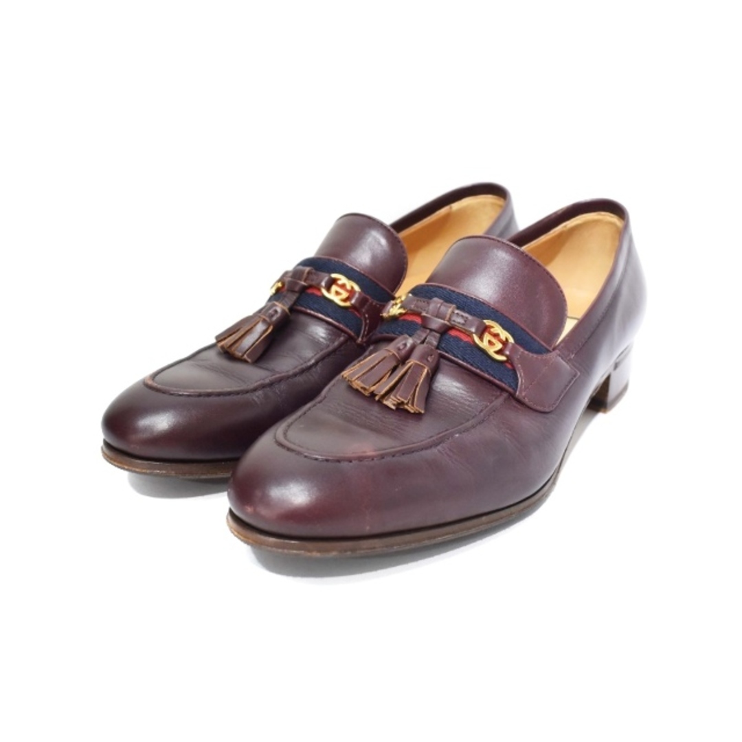 GUCCI ウェブ&インターロッキングG タッセル ローファー 624720 GUCCI ウェブ&インターロッキングG タッセル ローファー 624720
