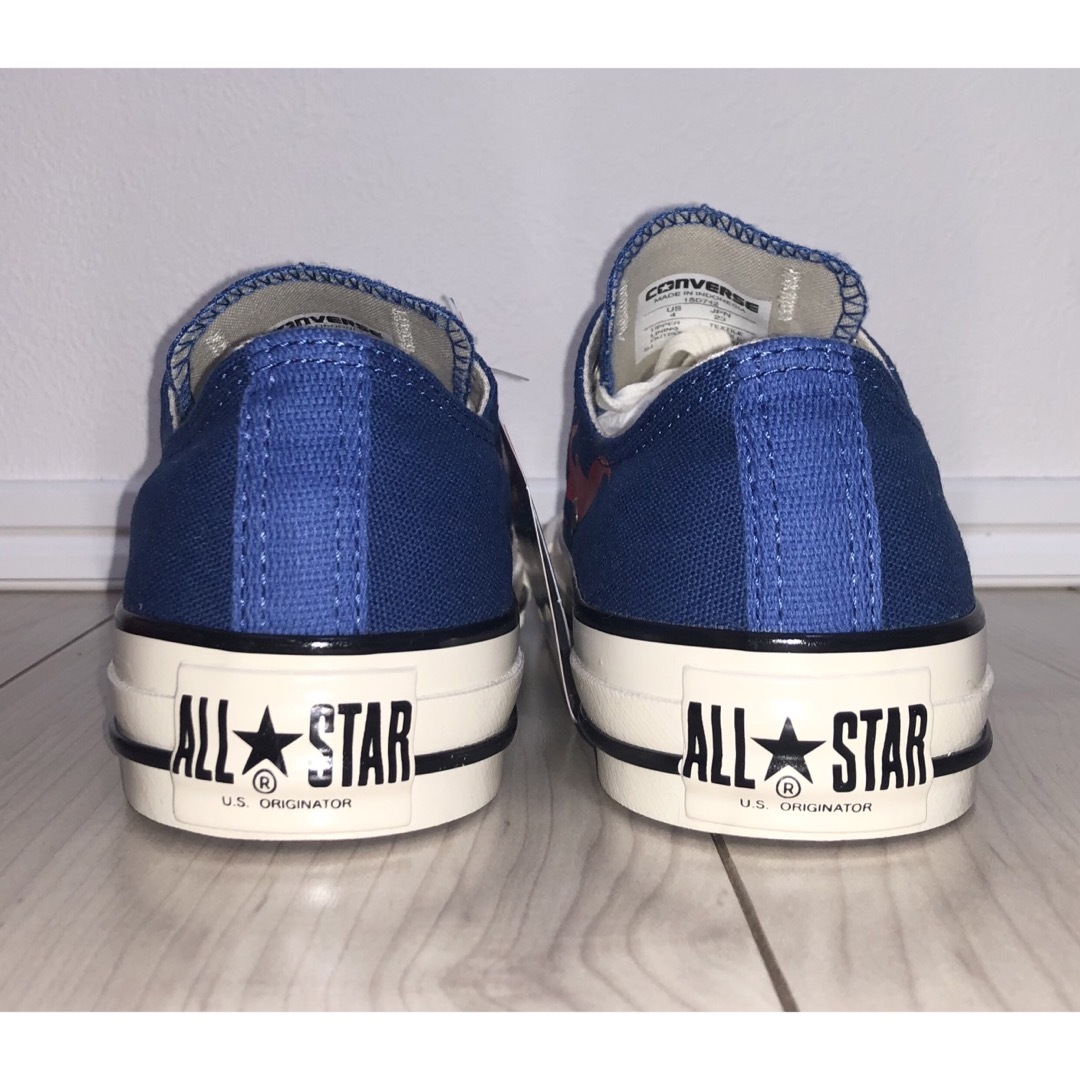 CONVERSE - 23cm 新品 CONVERSE ALL STAR US OX フレイム 青 炎 CONVERSE - 23cm 新品 CONVERSE ALL STAR US OX フレイム 青 炎