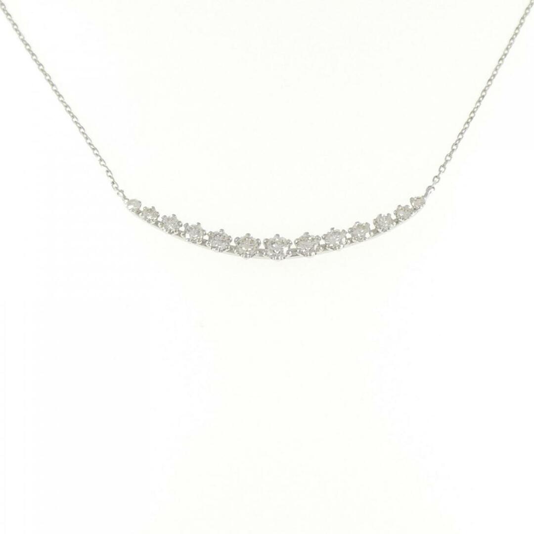 K18WG ダイヤモンド ネックレス 0.70CT K18WG ダイヤモンド ネックレス 0.70CT