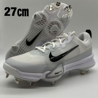 NIKE - NIKE 野球 スパイク トラウト 金具 ホワイト 白 27 NIKE - NIKE 野球 スパイク トラウト 金具 ホワイト 白 27