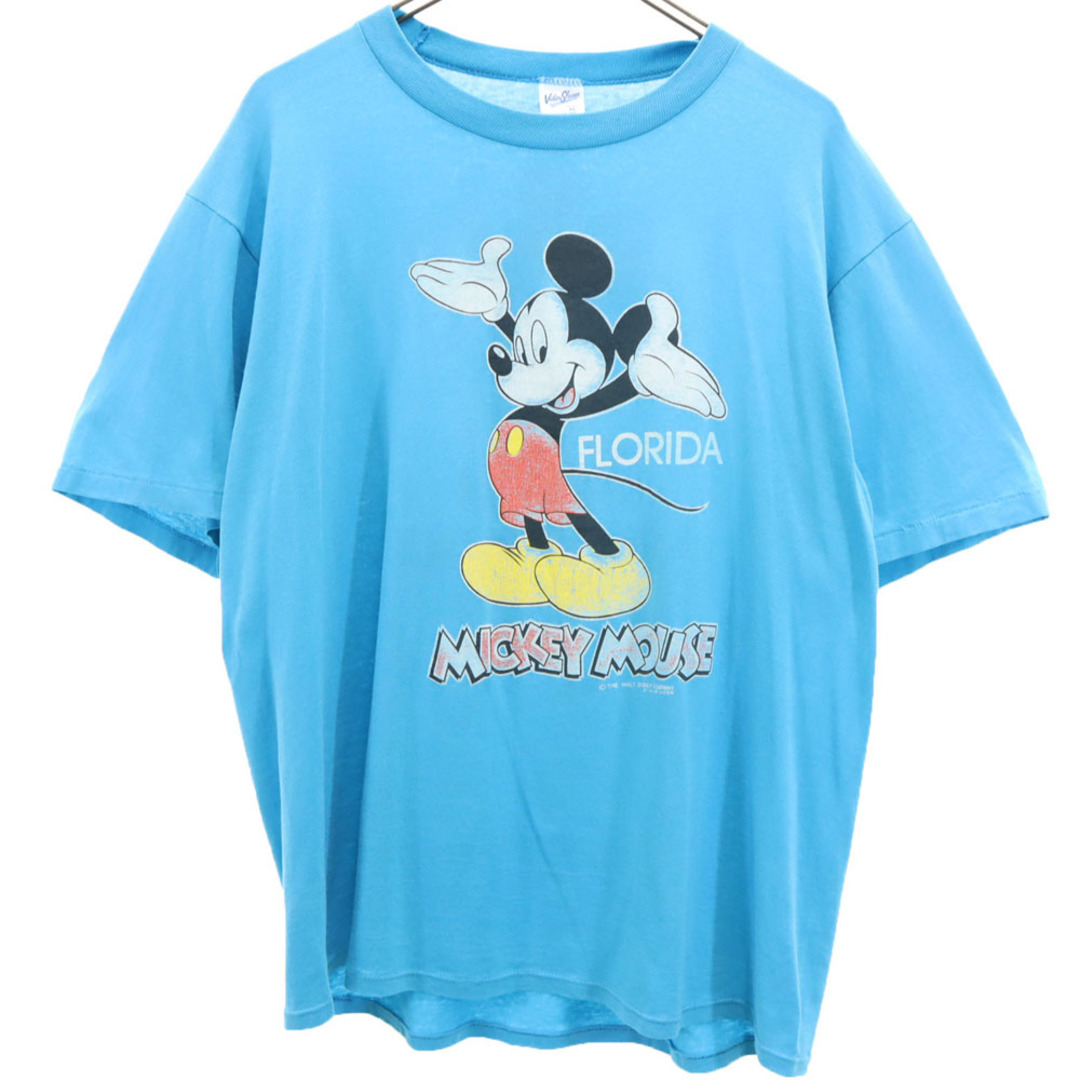 VELVA SHEEN - ベルバシーン 90s USA製 プリント 半袖 ミッキー VELVA SHEEN - ベルバシーン 90s USA製 プリント 半袖 ミッキー