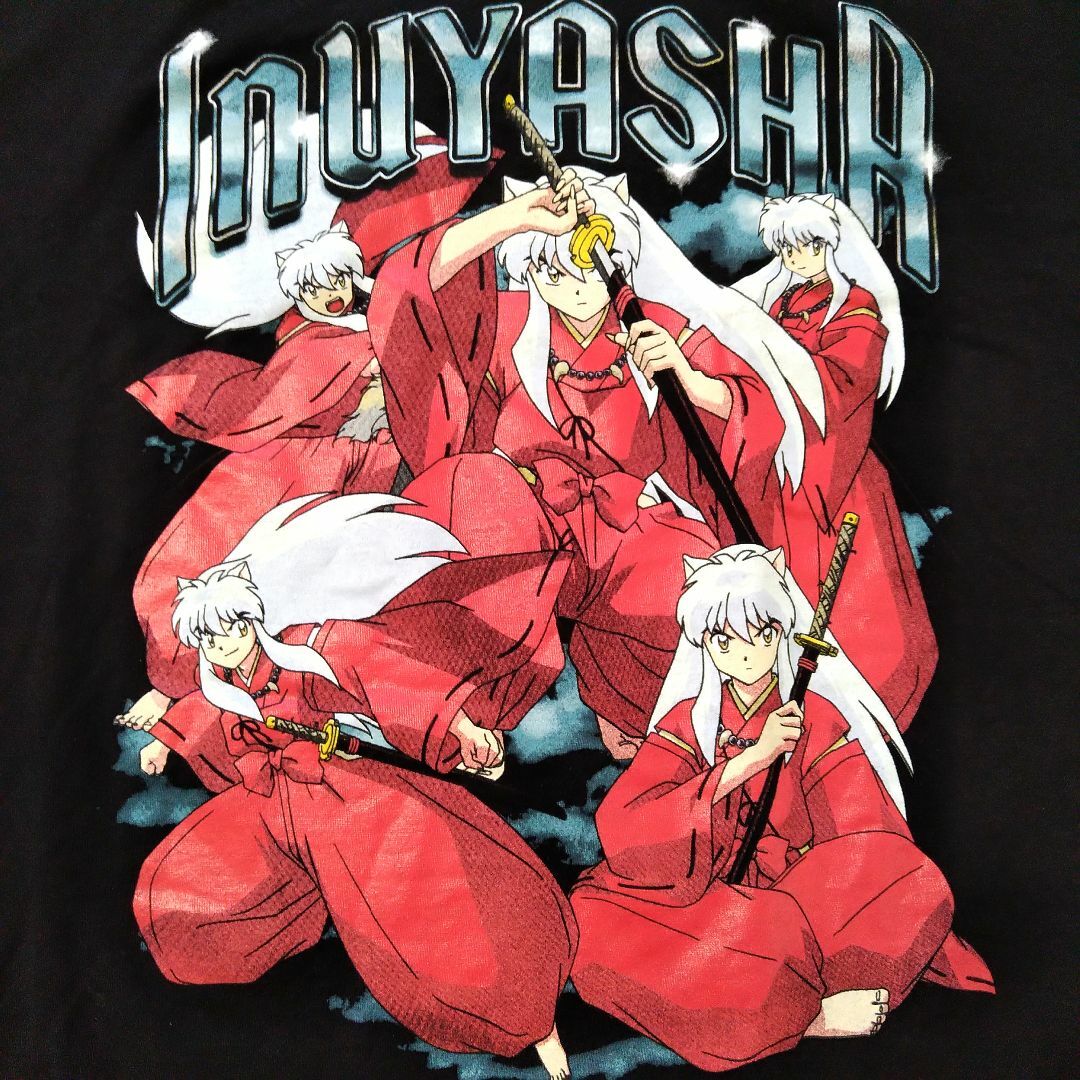 犬夜叉 Tシャツ XLサイズ 黒 アニメTシャツ 海外公式 * 犬夜叉 Tシャツ XLサイズ 黒 アニメTシャツ 海外公式 *