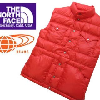 ザノースフェイス(THE NORTH FACE)の【新品】ノースフェイス×ビームス 別注ダウンベスト(ダウンベスト)