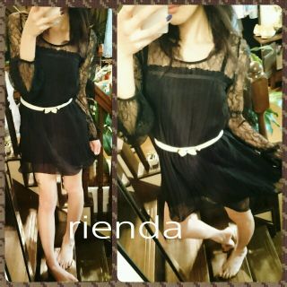 リエンダ(rienda)のrienda♥ミニワンピ(ミニワンピース)