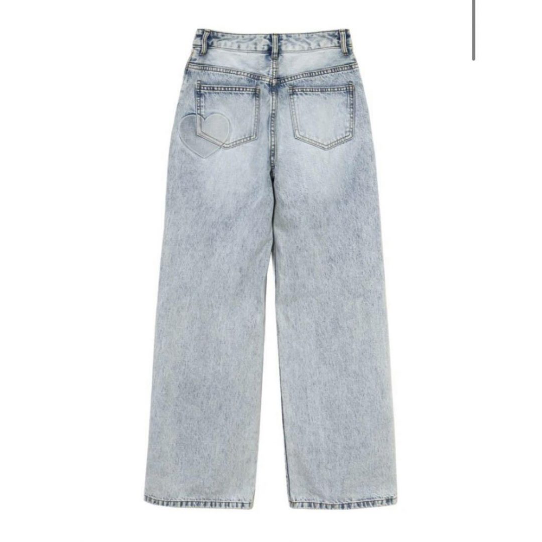 Bubbles(バブルス)のandmary アンドマリー Heart plump denim XS レディースのパンツ(デニム/ジーンズ)の商品写真