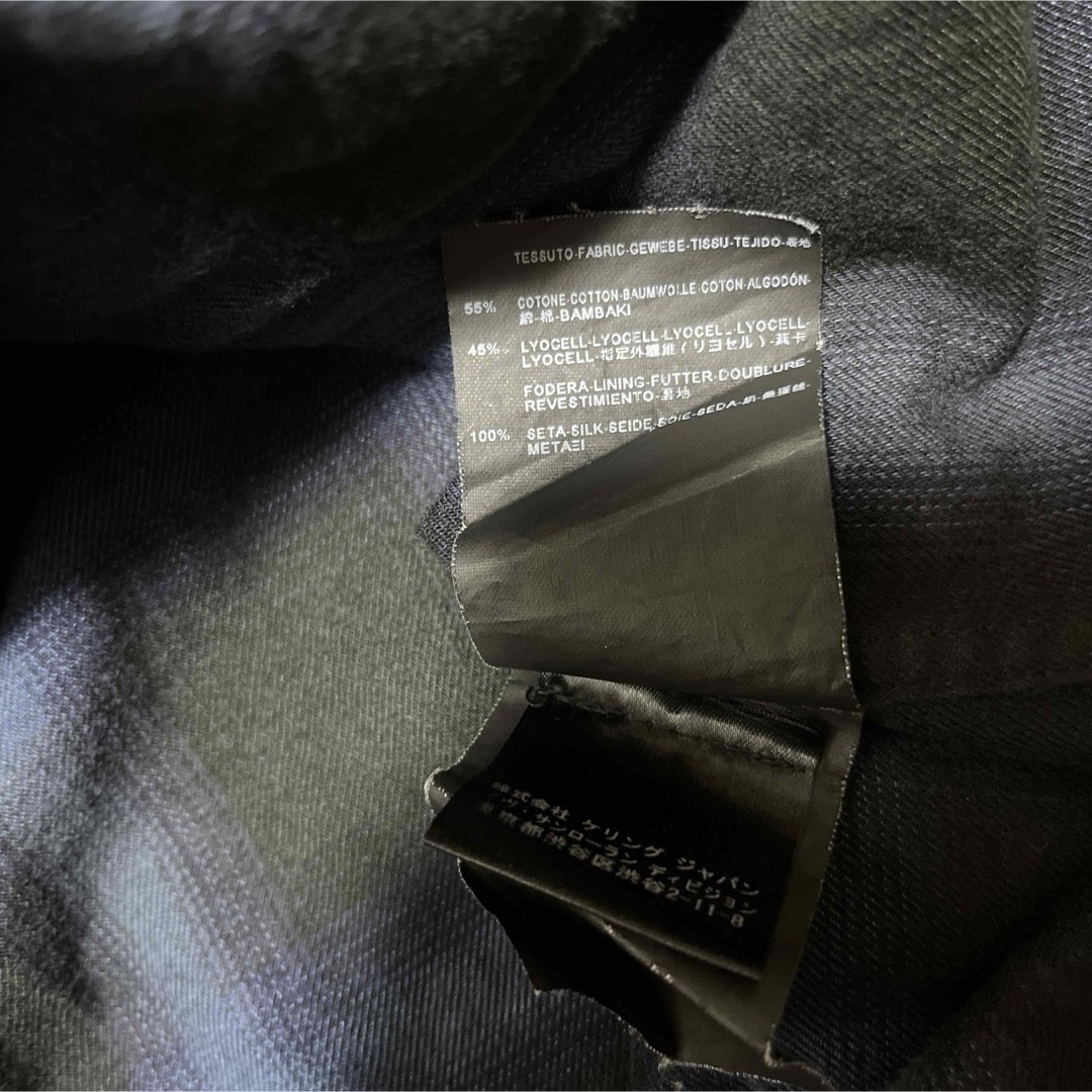 SAINT LAURENT - サンローラン チェックシャツ 13aw Sサイズ SAINT LAURENT - サンローラン チェックシャツ 13aw Sサイズ