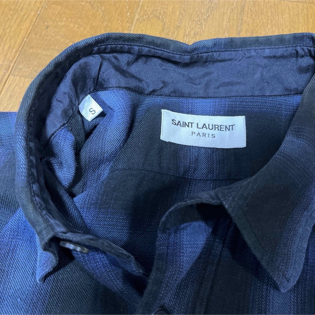 SAINT LAURENT - サンローラン チェックシャツ 13aw Sサイズ SAINT LAURENT - サンローラン チェックシャツ 13aw Sサイズ