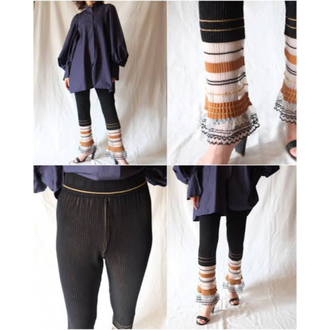 ほぼ未使用 マメクロゴウチ Rib Jacquard Kintted Pants ほぼ未使用 マメクロゴウチ Rib Jacquard Kintted Pants