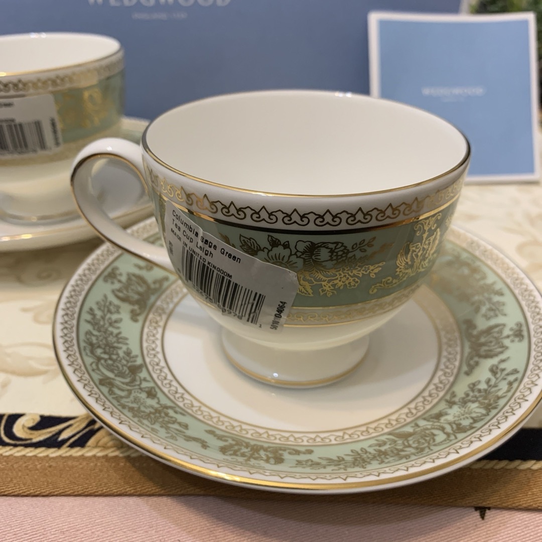 WEDGWOOD - 未使用 ウェッジウッド コロンビア セージグリーン WEDGWOOD - 未使用 ウェッジウッド コロンビア セージグリーン