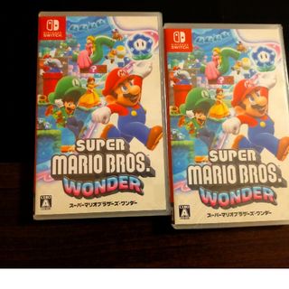 ニンテンドースイッチ(Nintendo Switch)のSwitch　ソフト　スーパーマリオブラザーズワンダー　2個セット品　新品未開封(家庭用ゲームソフト)