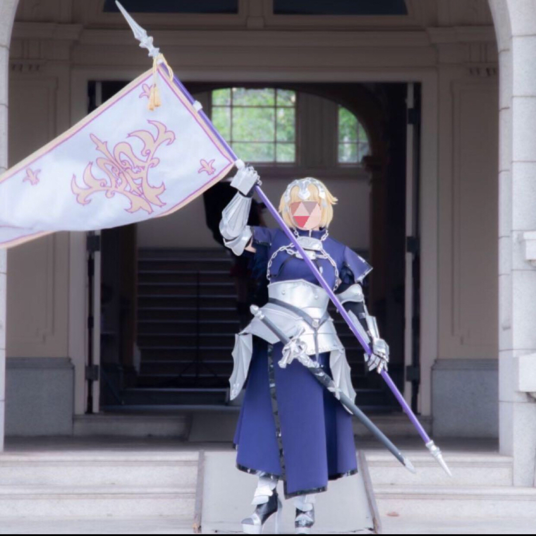 FGO ジャンヌダルク 衣装ウィッグ甲冑旗剣靴セットの通販 by め FGO ジャンヌダルク 衣装ウィッグ甲冑旗剣靴セットの通販 by め
