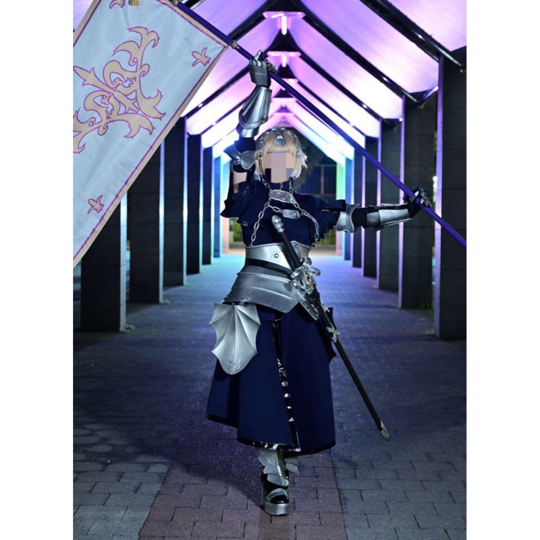 FGO ジャンヌダルク 衣装ウィッグ甲冑旗剣靴セットの通販 by め FGO ジャンヌダルク 衣装ウィッグ甲冑旗剣靴セットの通販 by め