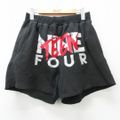 W32★古着 ショート スウェット パンツ ショーツ メンズ 00年代 00s NINE TEEN FOUR 黒 ブラック 24jul25 中古 ボトムス 短パン ショーパン
