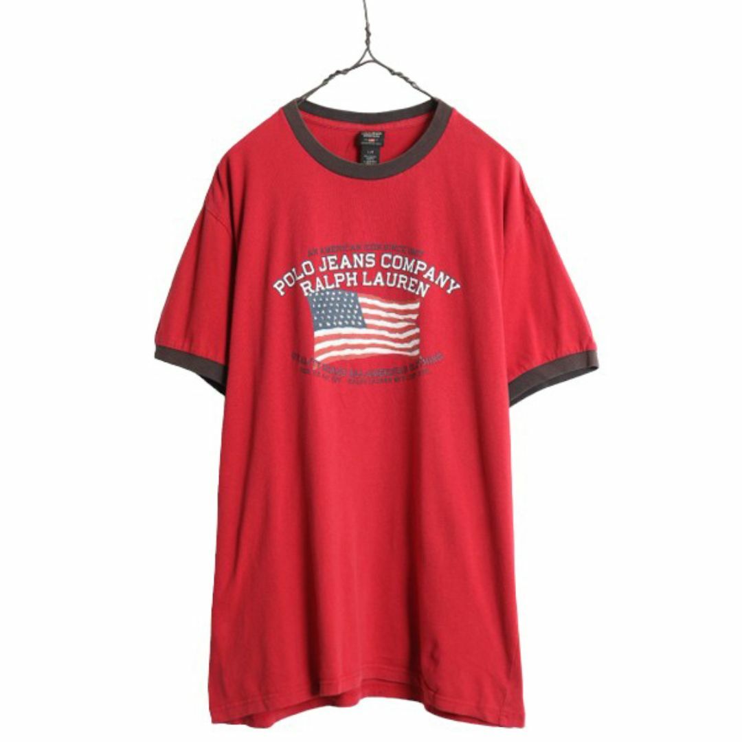 Ralph Lauren - ラルフローレン プリント 半袖 リンガー Tシャツ Ralph Lauren - ラルフローレン プリント 半袖 リンガー Tシャツ