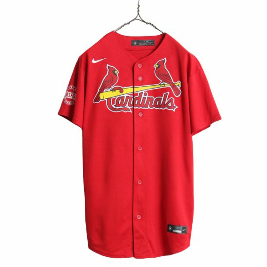 贈る結婚祝い オフィシャル MLB ナイキ シャツ ベースボール カージナルス ユニフォームシャツ