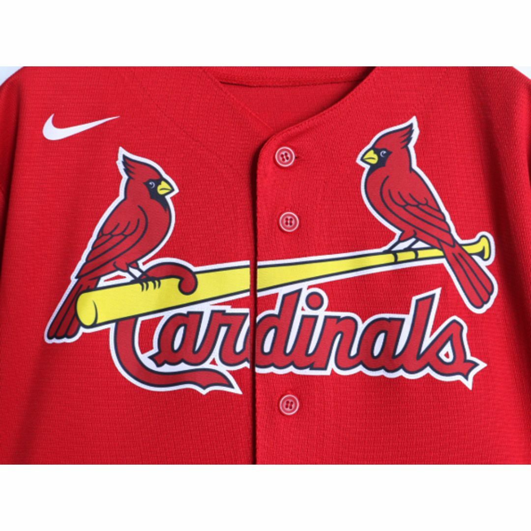 人気満点 NIKE - MLB オフィシャル ナイキ カージナルス ベースボール ユニフォームシャツ