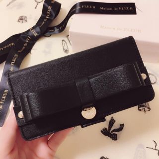 メゾンドフルール(Maison de FLEUR)のMaison de FLEUR♡リボンiphoneケース(iPhoneケース)