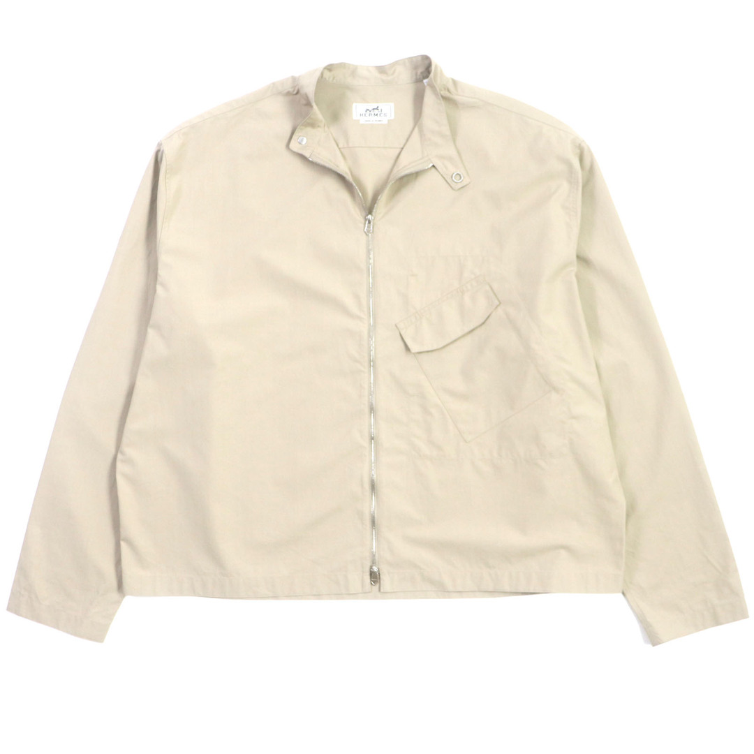 HERMES - 極美品▽HERMES エルメス 24SS コットン100% ZIP HERMES - 極美品▽HERMES エルメス 24SS コットン100% ZIP