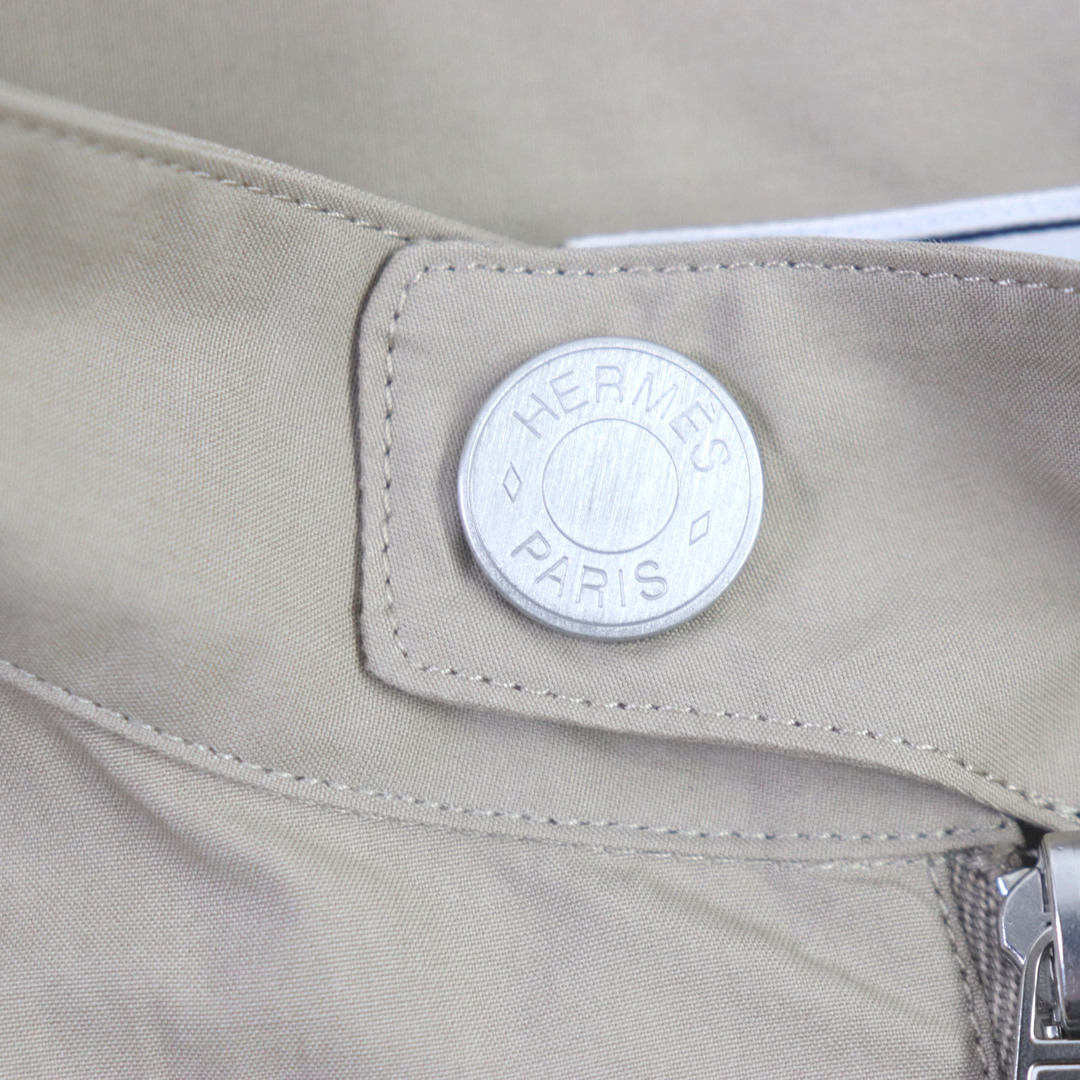 極美品▽HERMES エルメス 24SS コットン100% ZIP シルバーセリエ 極美品▽HERMES エルメス 24SS コットン100% ZIP シルバーセリエ