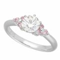 TASAKI タサキ ダイヤモンド(0.62ct G-VVS1-3VG)ピンクダイヤモンド(0.10ct)リング Pt900 プラチナ 日本サイズ約7号 #47 鑑定書【送料無料】指輪【中古】23420705