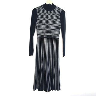 【美品】TORY BURCH トリーバーチ 長袖ワンピース 春シック 【美品】TORY BURCH トリーバーチ 長袖ワンピース 春シック