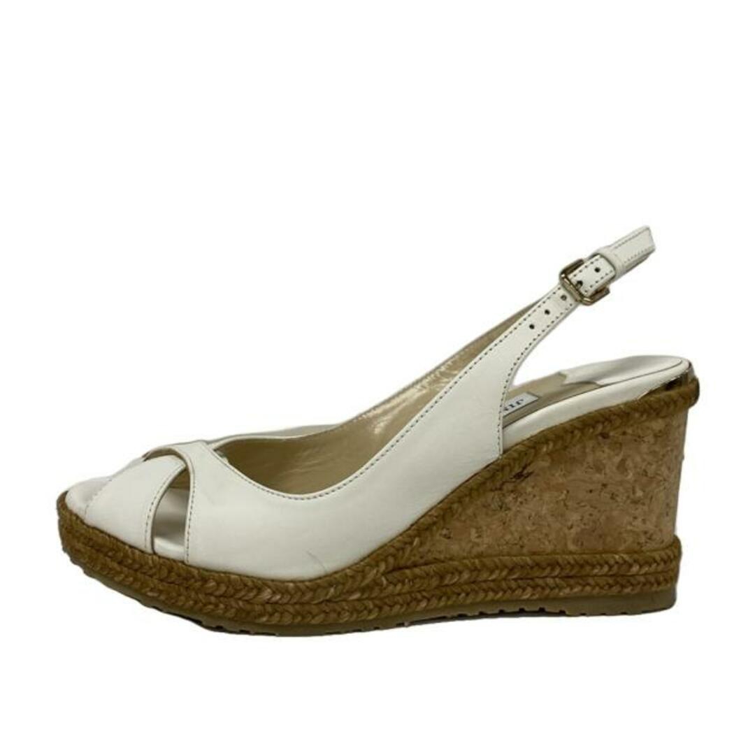 JIMMY CHOO - JIMMY CHOO(ジミーチュウ) サンダル 36美品 - 白 JIMMY CHOO - JIMMY CHOO(ジミーチュウ) サンダル 36美品 - 白