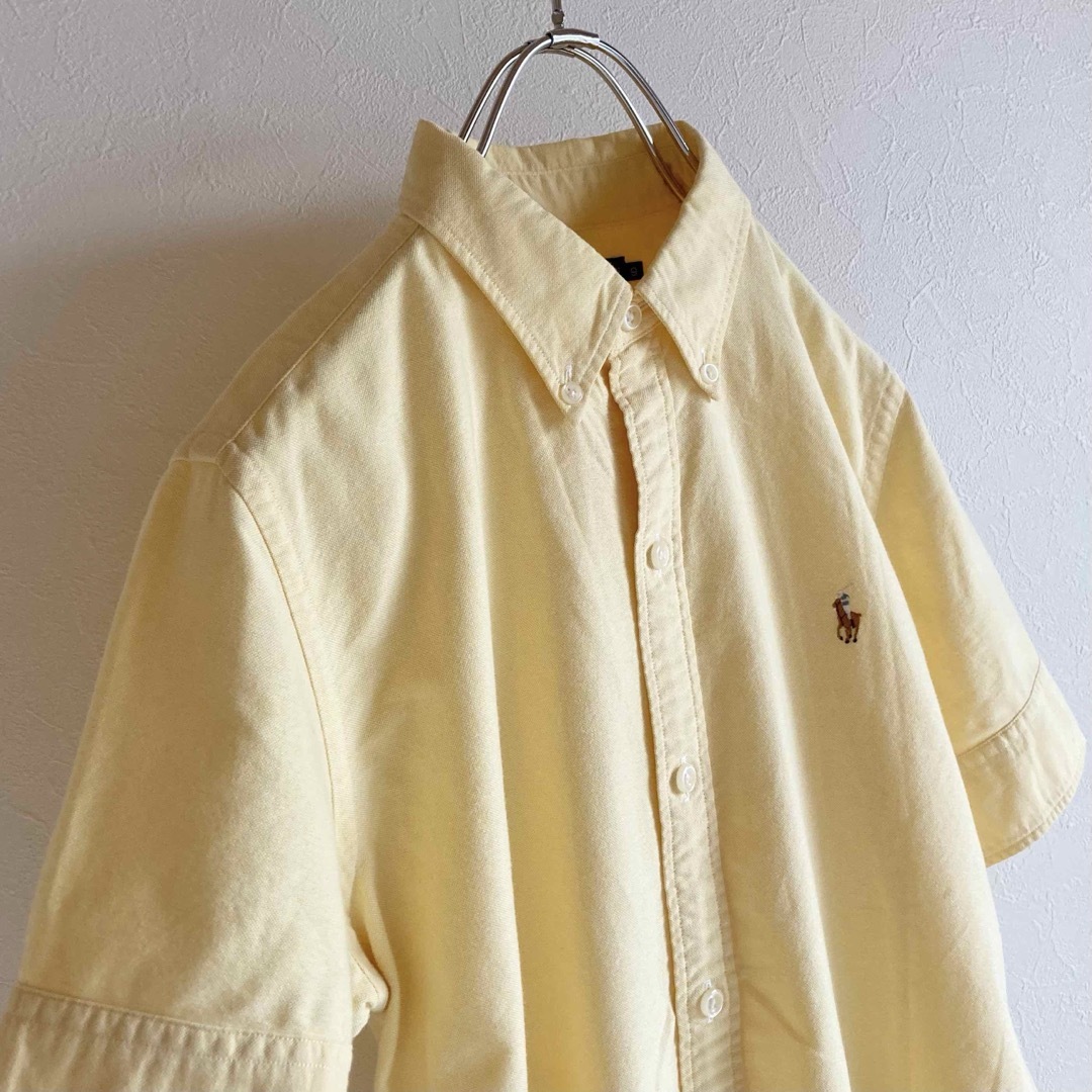Ralph Lauren - ラルフローレン 半袖 ロゴ刺繍 オックスフォード Ralph Lauren - ラルフローレン 半袖 ロゴ刺繍 オックスフォード