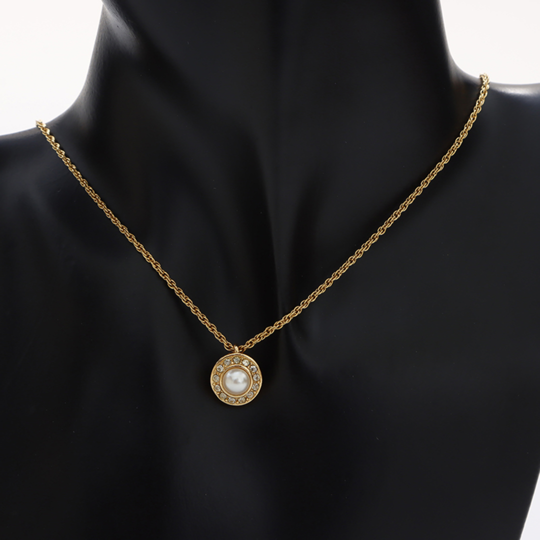 超特価激安の商品をすべて - Dior Christian ディオール ラインストーン パール Dior ネックレス(トップつき)