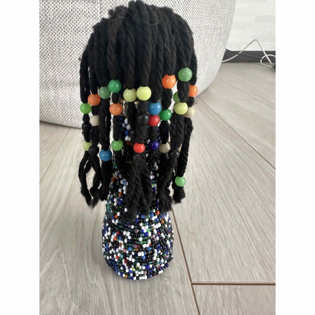 アフリカ ビーズ人形ヴィンテージ黒人アッシュペー あちゃちゅむの通販