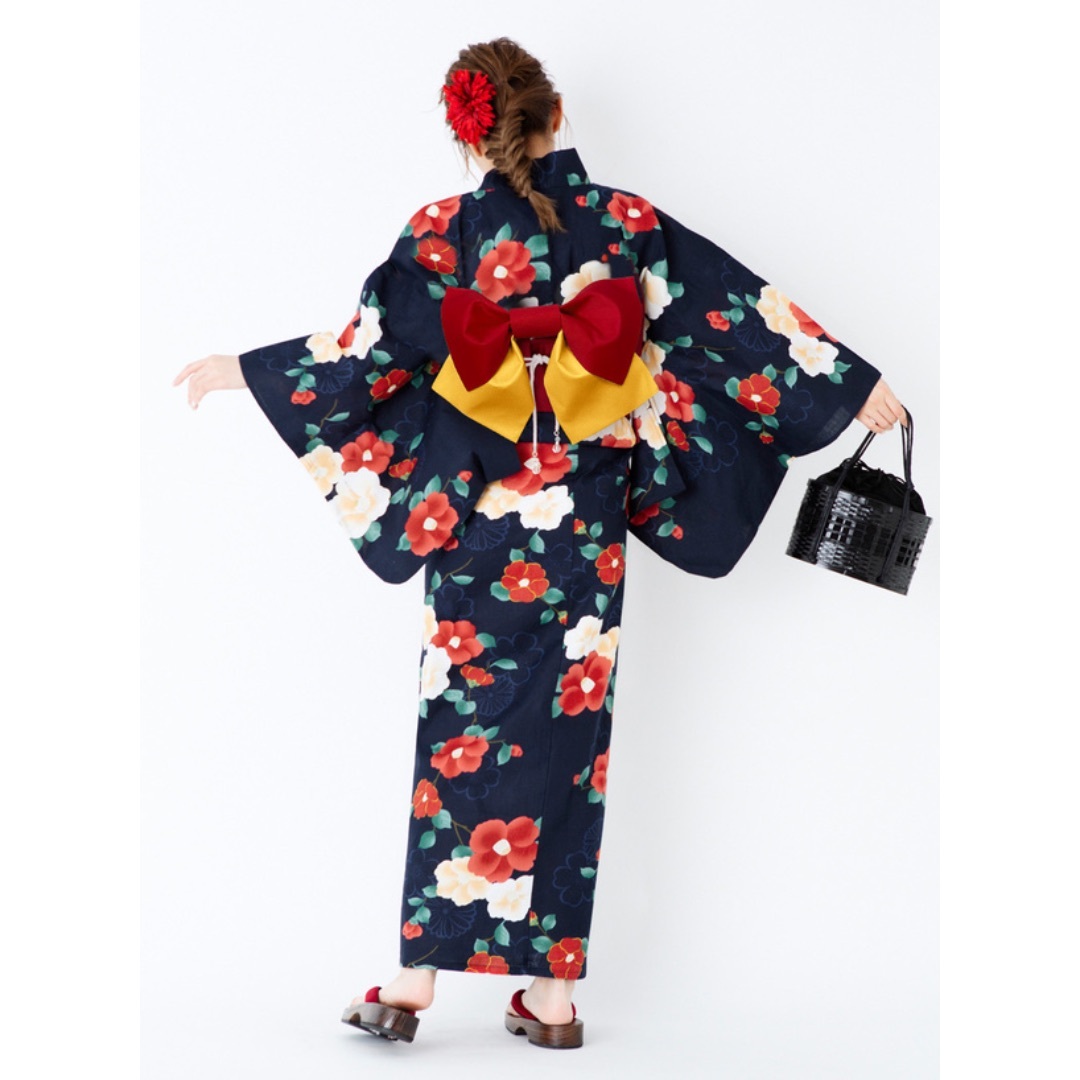 GRL - 古典椿柄浴衣セットの通販 by nana's shop｜グレイルなら
