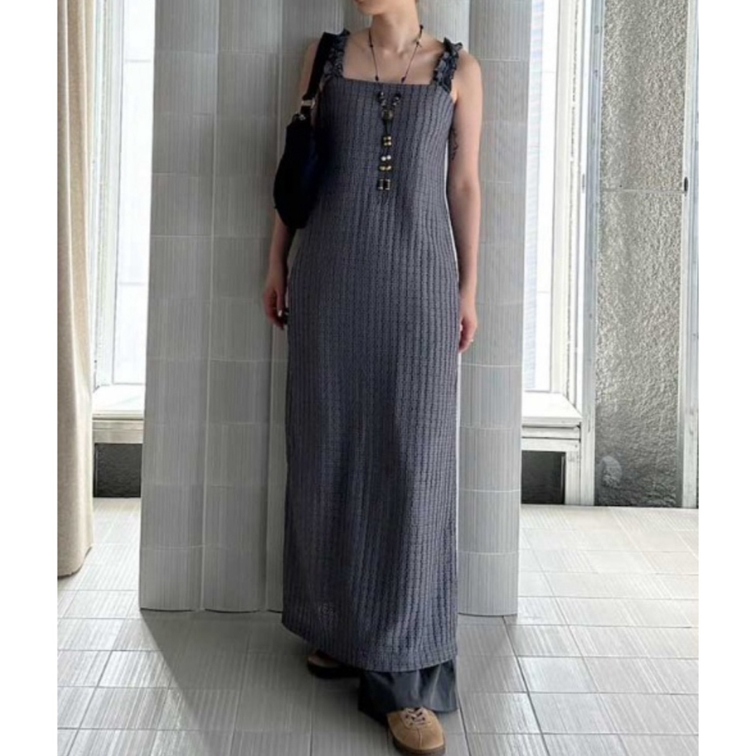 Ameri VINTAGE - Ameri FRILL SHOULDER CUT DRESSワンピースの Ameri VINTAGE - Ameri FRILL SHOULDER CUT DRESSワンピースの