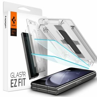 【特価セール】Spigen EZ Fit ガラスフィルム Samsung Gal(その他)