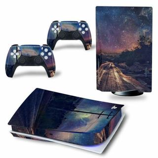 PS5 保護ステッカー プレステ5 本体&コントローラー対応 0001-2(その他)